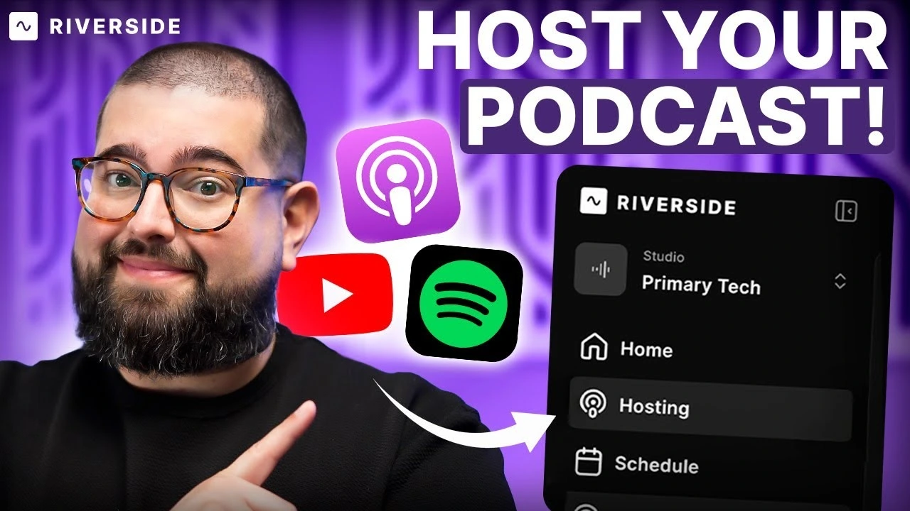 Podcast Hosting on Riverside