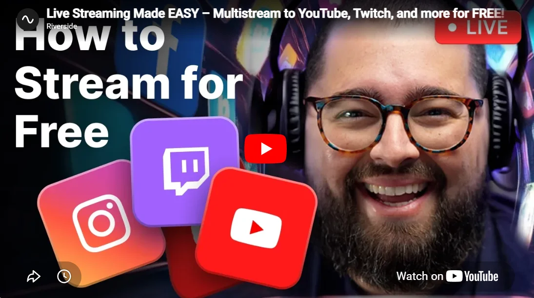 How to live stream for free