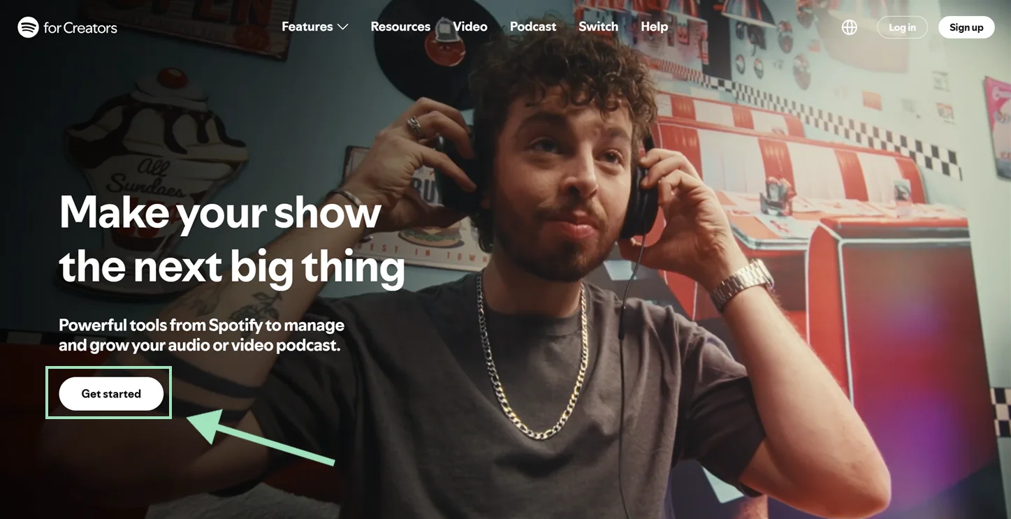 Start a new show on Spotify for Creators