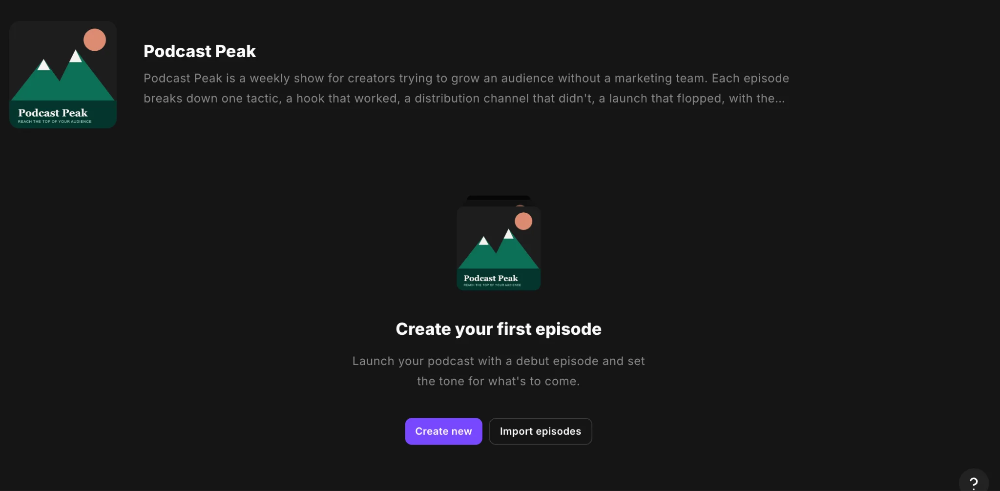 Uploading a podcast episode on Riverside