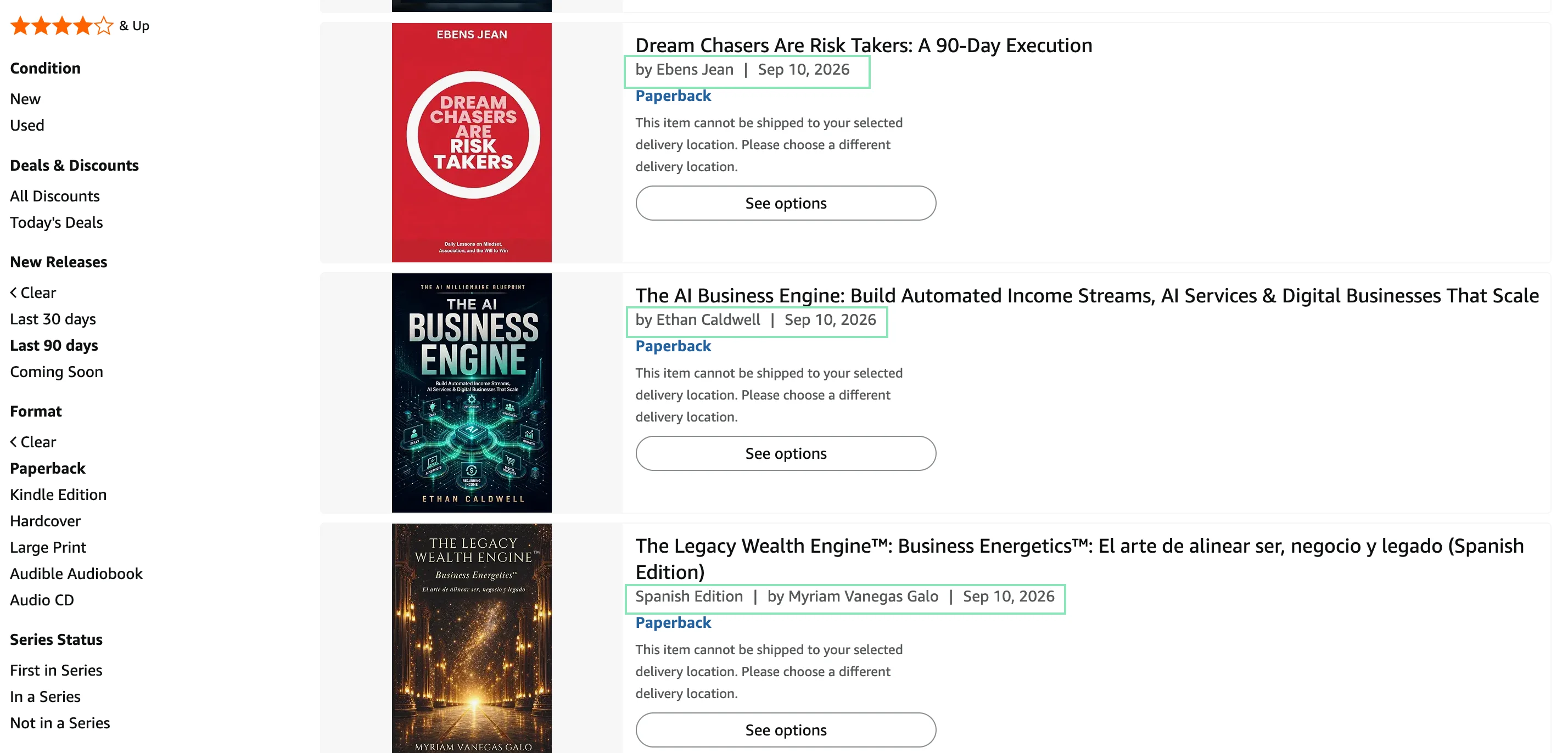 Finding experts on Amazon