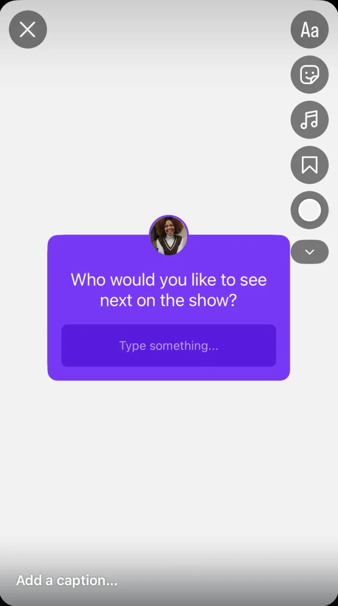 Asking your listener's opinion on social media
