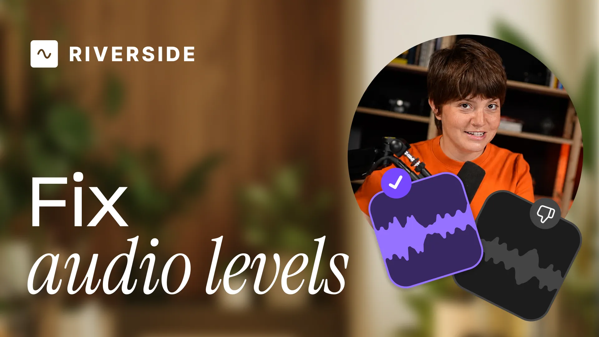 Fine-tune audio in the Riverside Editor