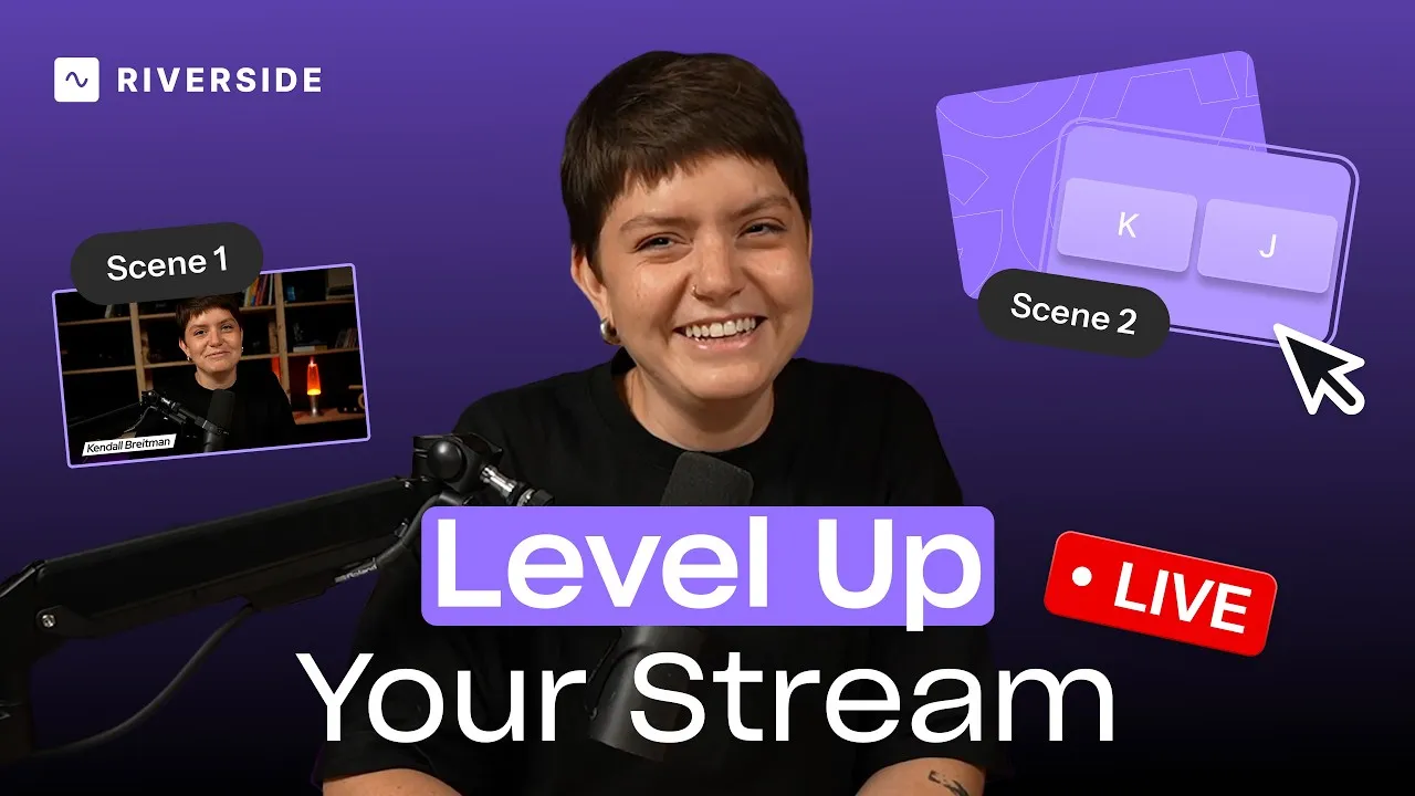 Create and save scenes in the Studio