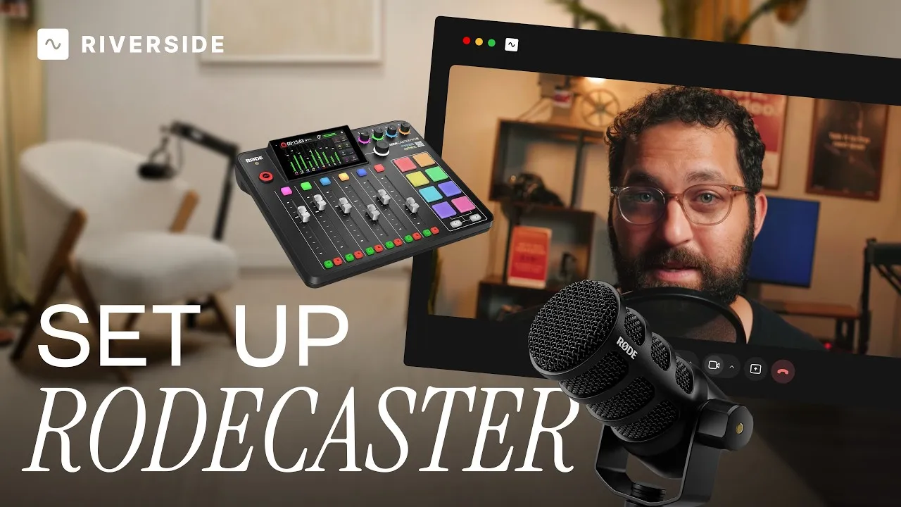 How to set up Rodecasters for in-person recording on Riverside