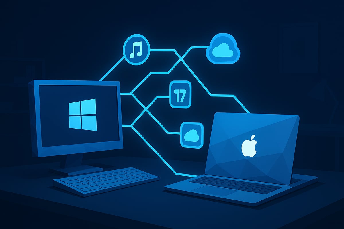 Apple-Apps und -Dienste auf Windows nutzen