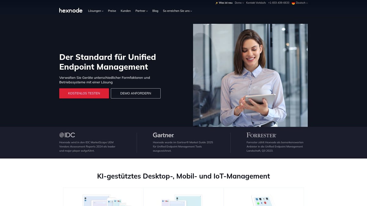 Die 7 Best Apple MDM Tools für Unternehmen 2025 - Hexnode UEM