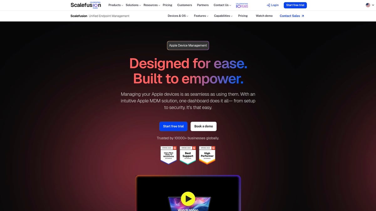 Die 7 Best Apple MDM Tools für Unternehmen 2025 - Scalefusion