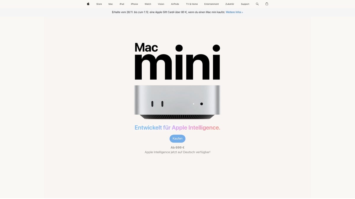 10 Unverzichtbare Alle Geräte Von Apple 2025 Im Überblick - Mac mini 2025 – Kompakte Powerstation