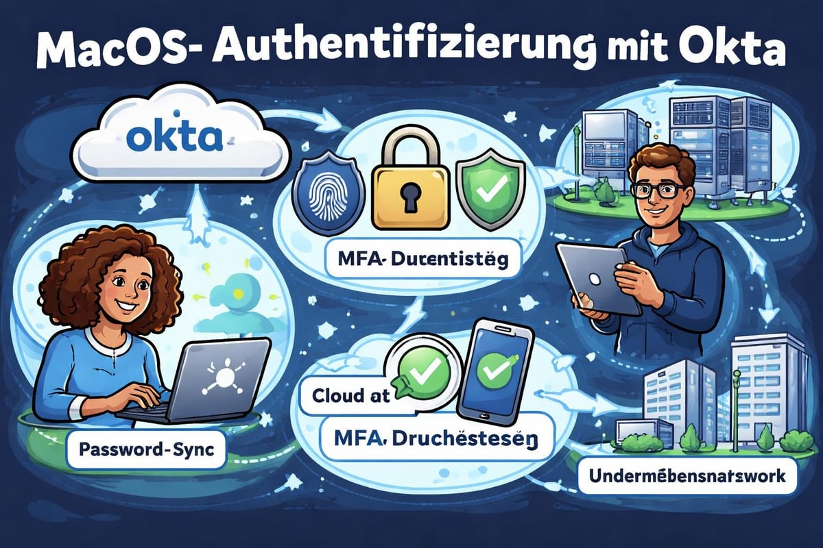 Okta MacBook Login Workflow