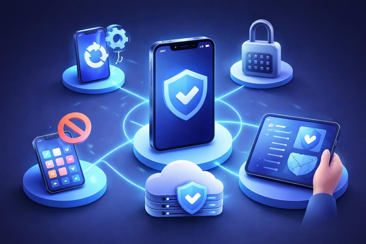 MDM security enforcement workflow