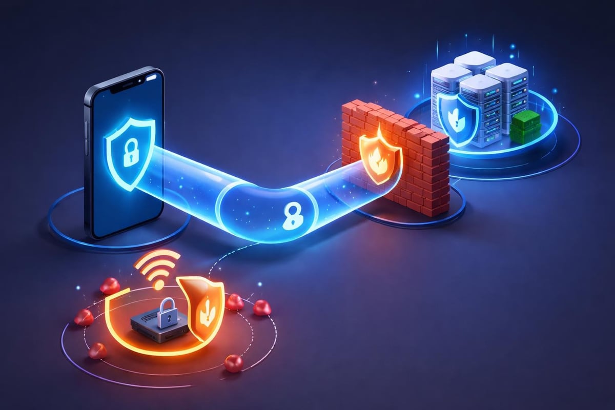 VPN and network security layers