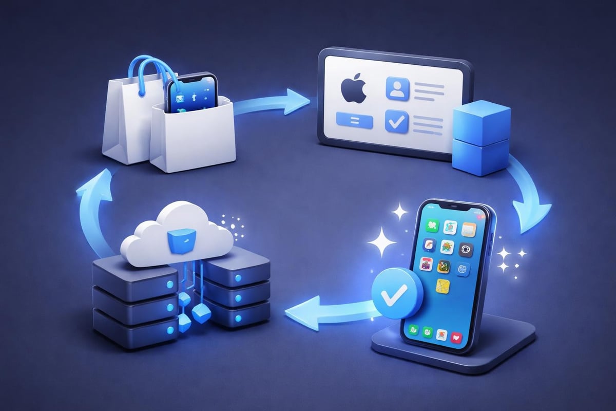 Zero-touch iPhone deployment process