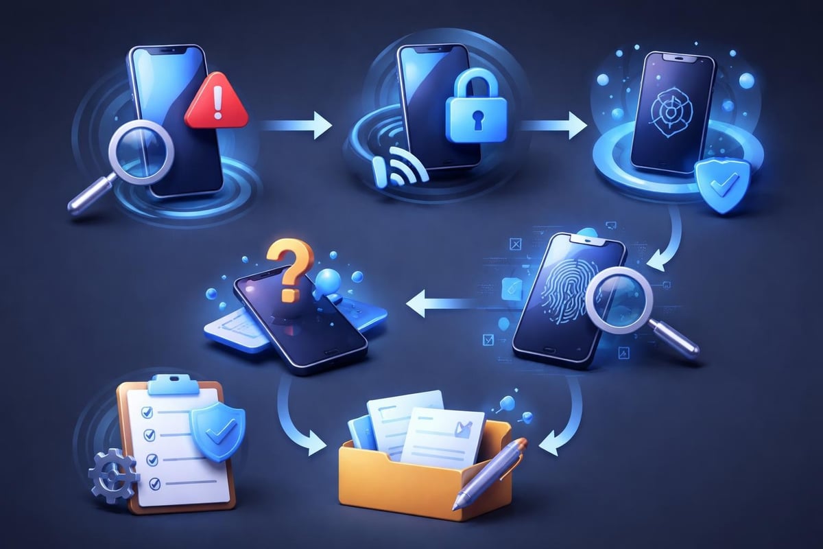 Security incident response workflow