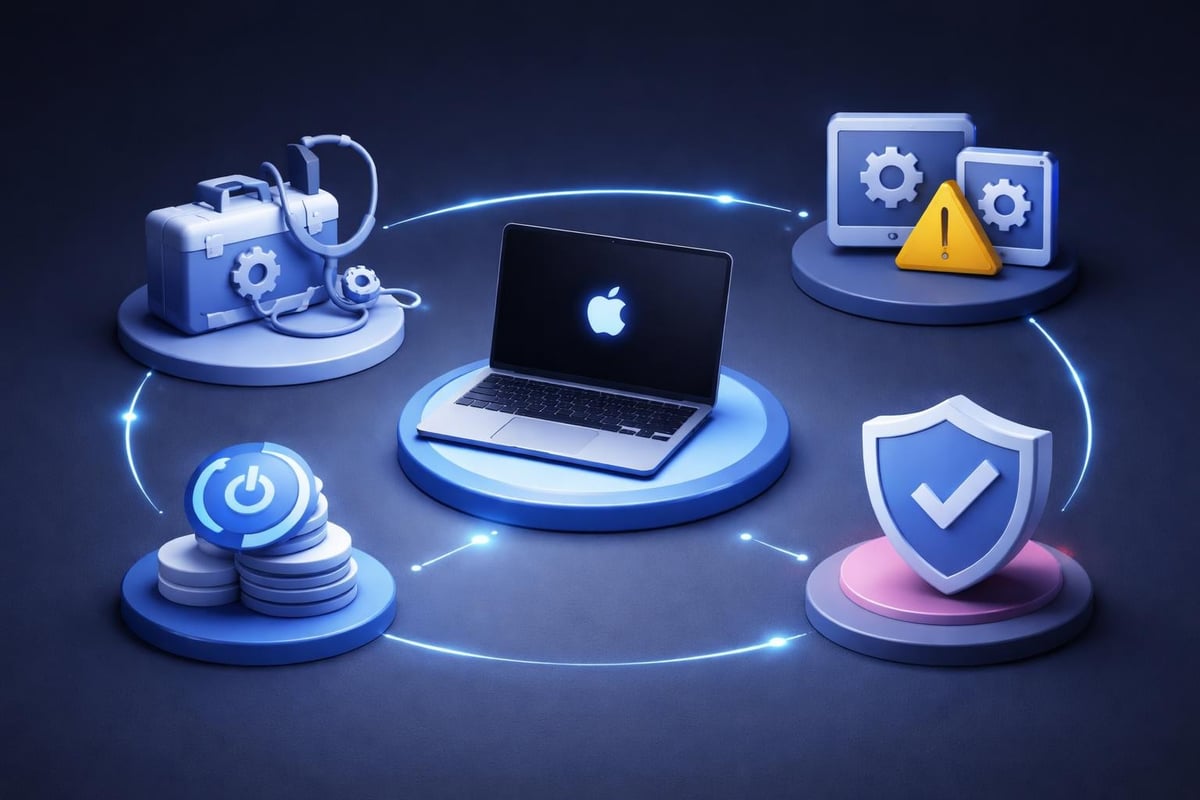 Mac startup diagnostics workflow