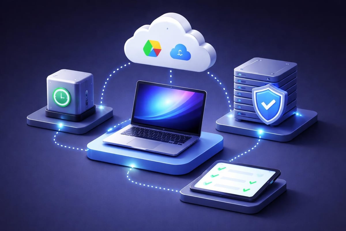 Enterprise Mac backup workflow