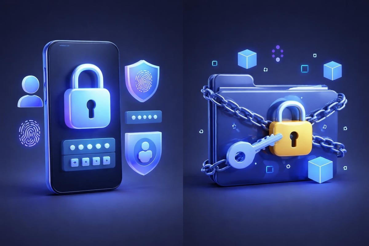 Unterschied zwischen Zugriffsschutz und Verschlüsselung