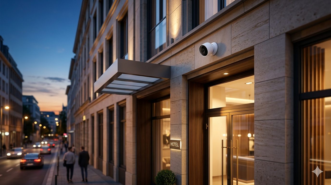Videoüberwachung im Hotel: rechtssicher, diskret und DSGVO-konform