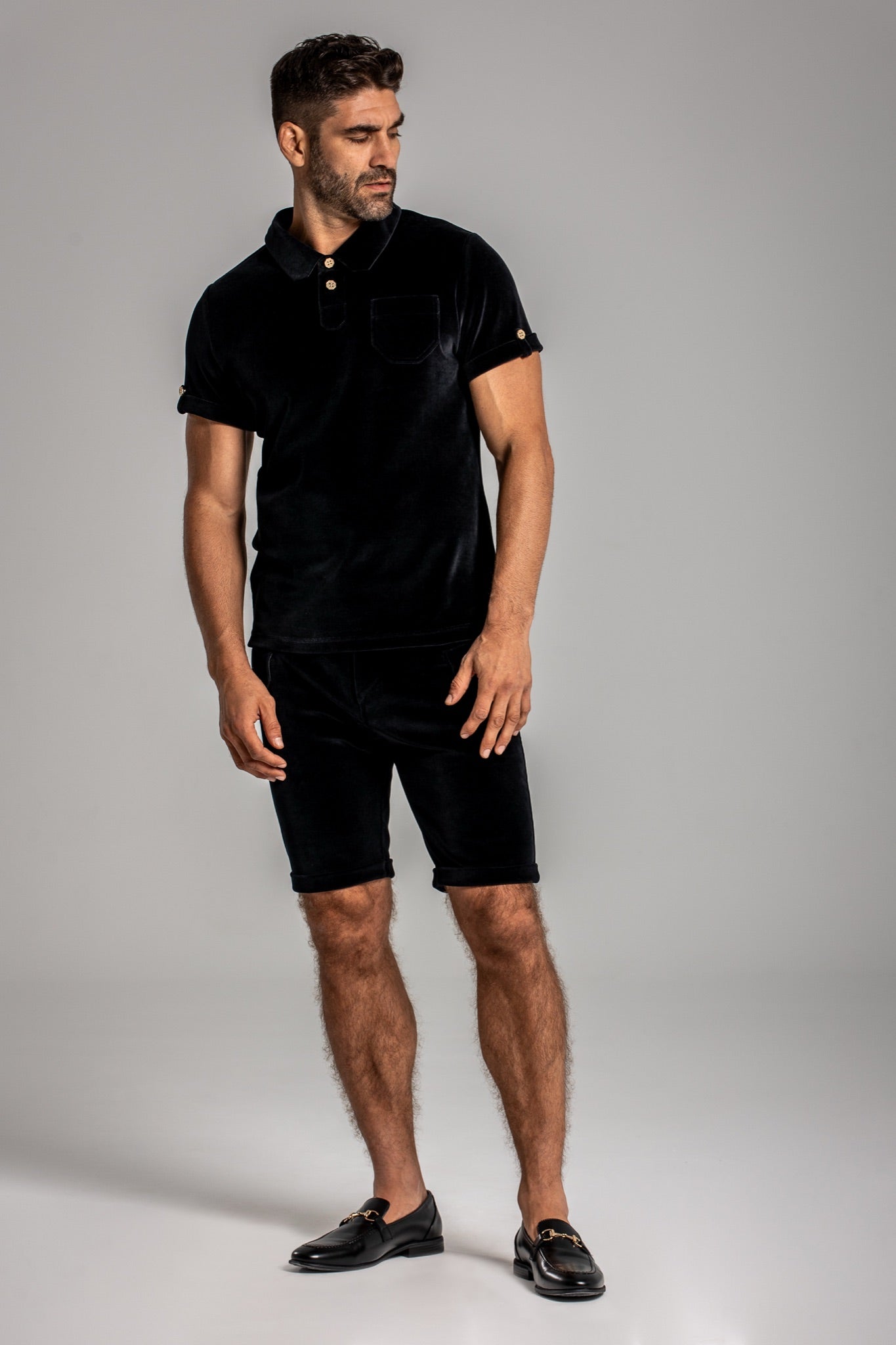 VELOUR SET SHORT 01