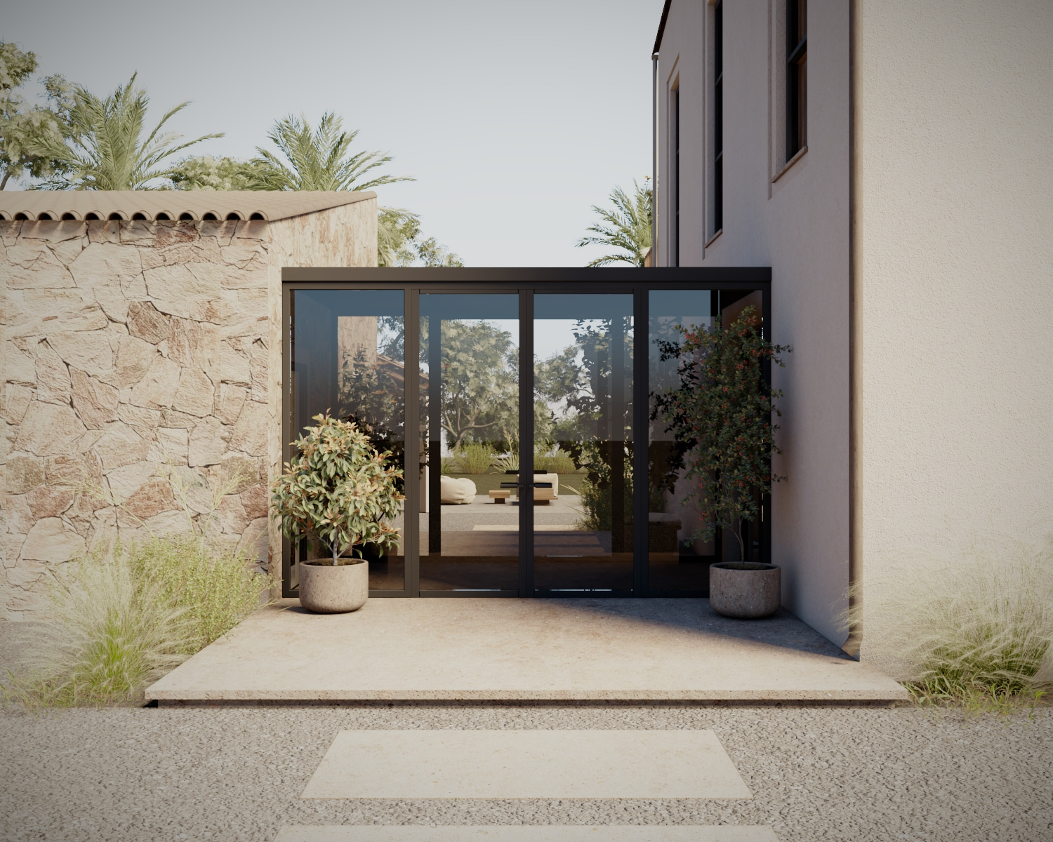 Finca Santanyi Rendering Fassade 3