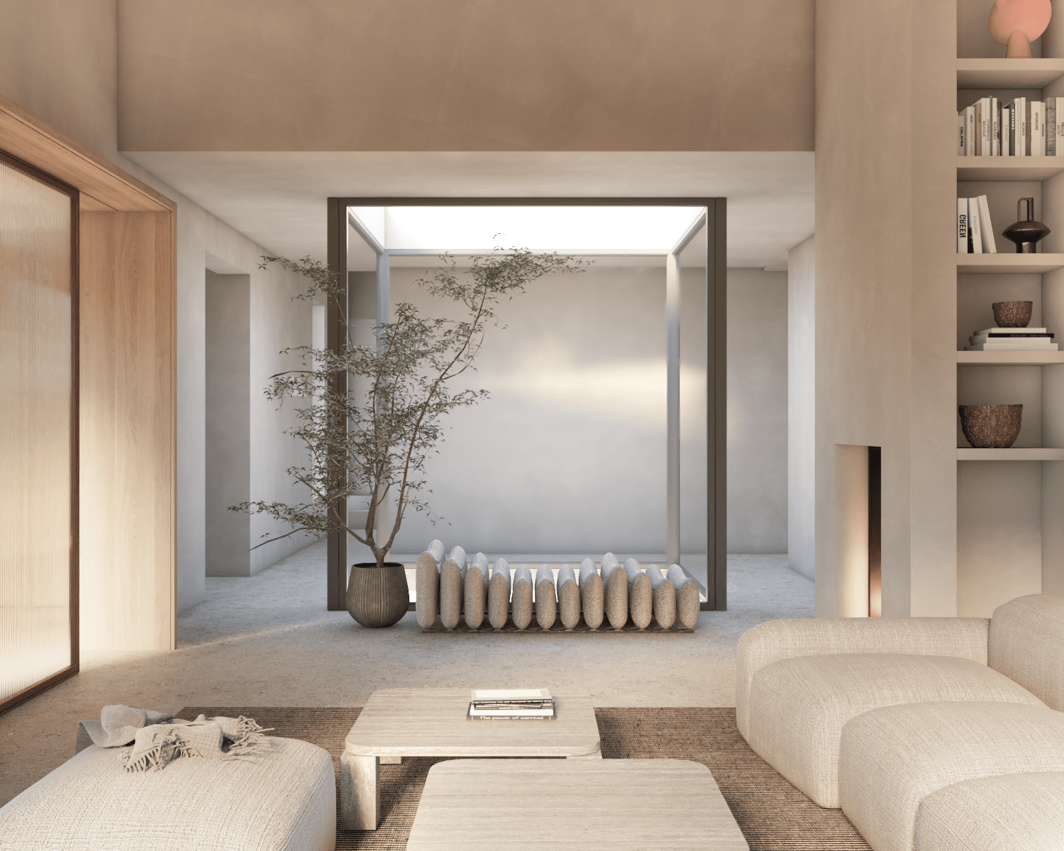 Anjora Design Finca Design Mallorca Wohnzimmer Wintergarten Interior