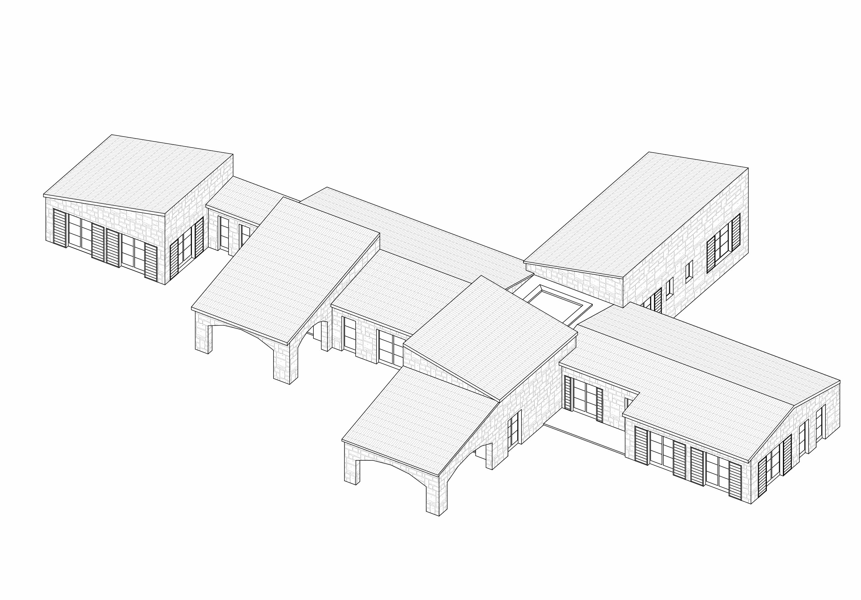 Anjora Design Moscari Campanet Finca Design Planung Axonometrie DG
