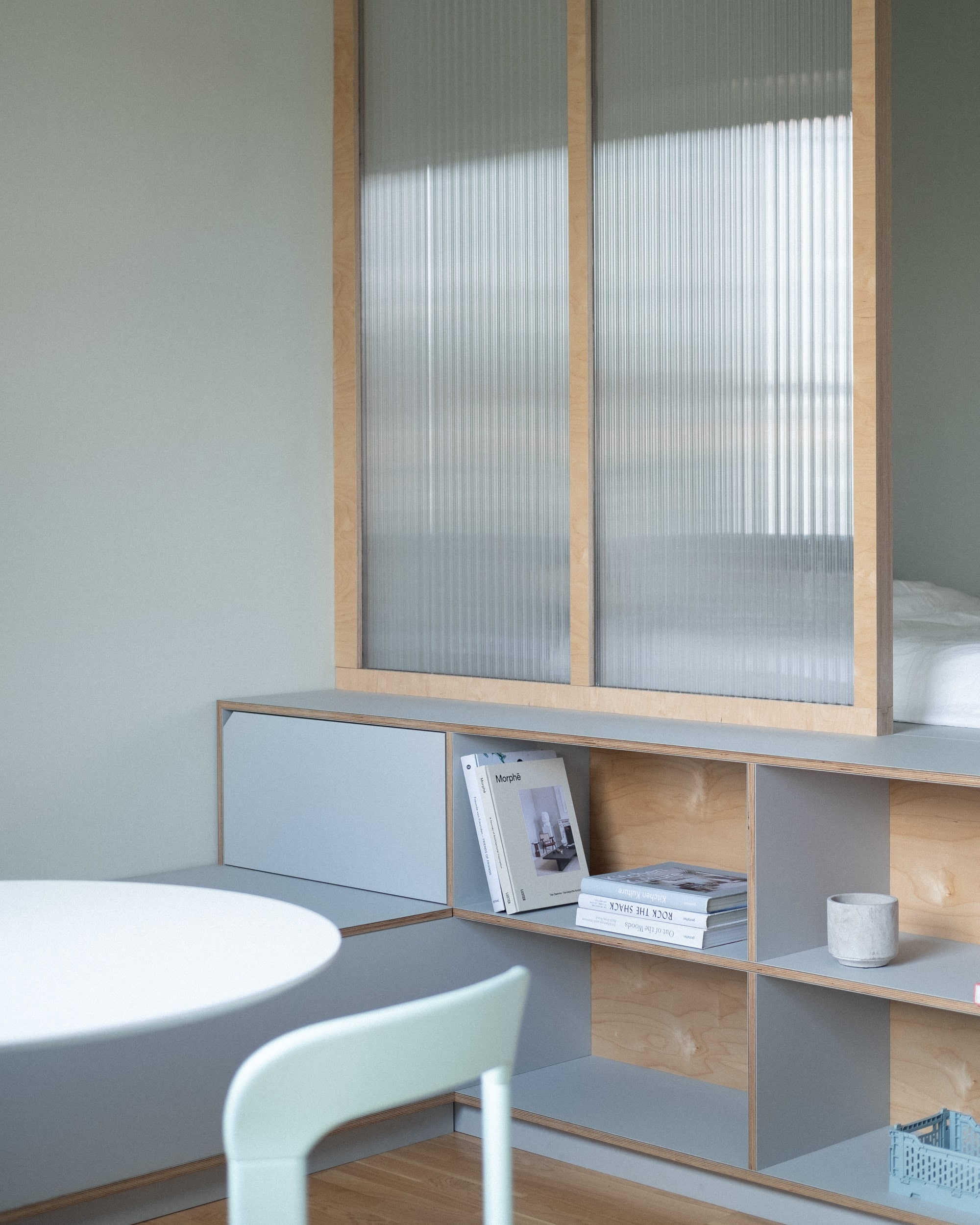 Anjora Design Interior Design Neubau Berlin Einbau Raumteiler Wohnen Mini Apartment