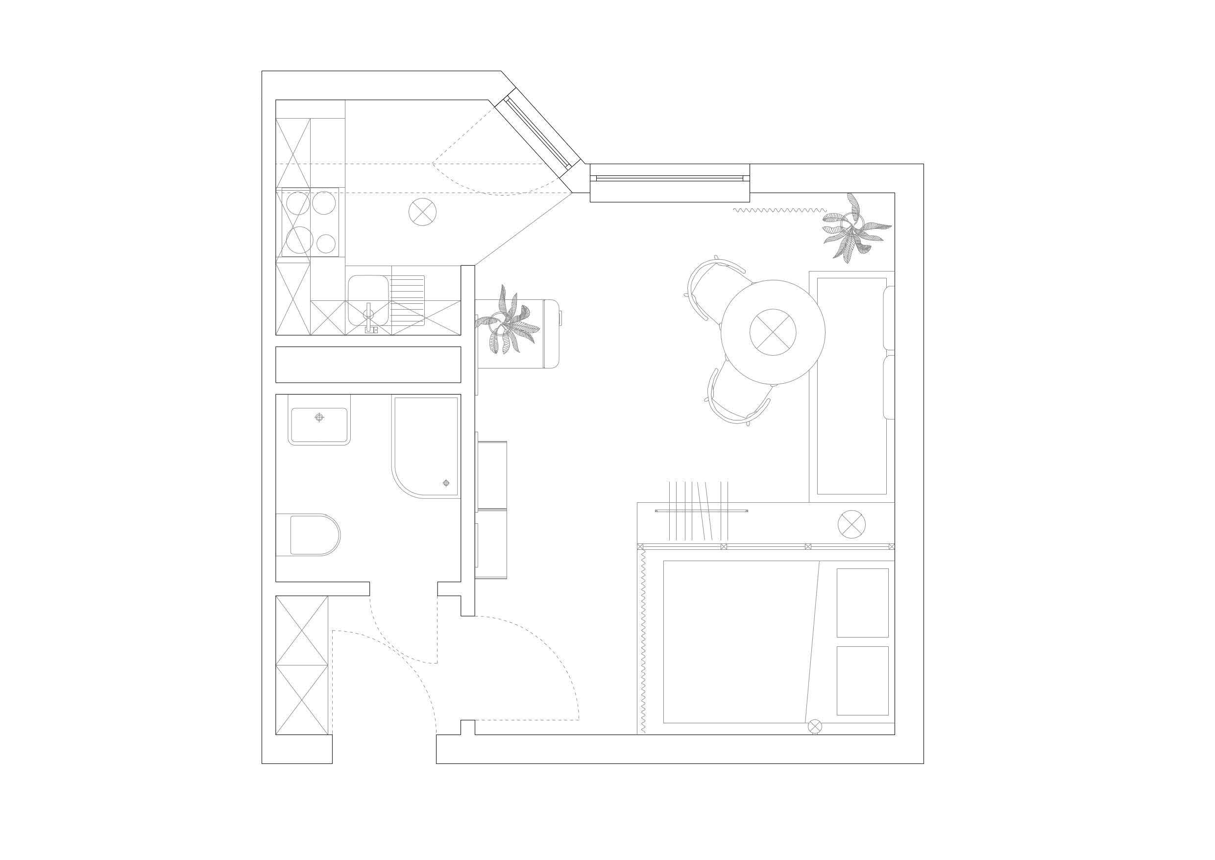 Anjora Design Interior Design Neubau Berlin Charlottenburg Grundriss Wohnung 1