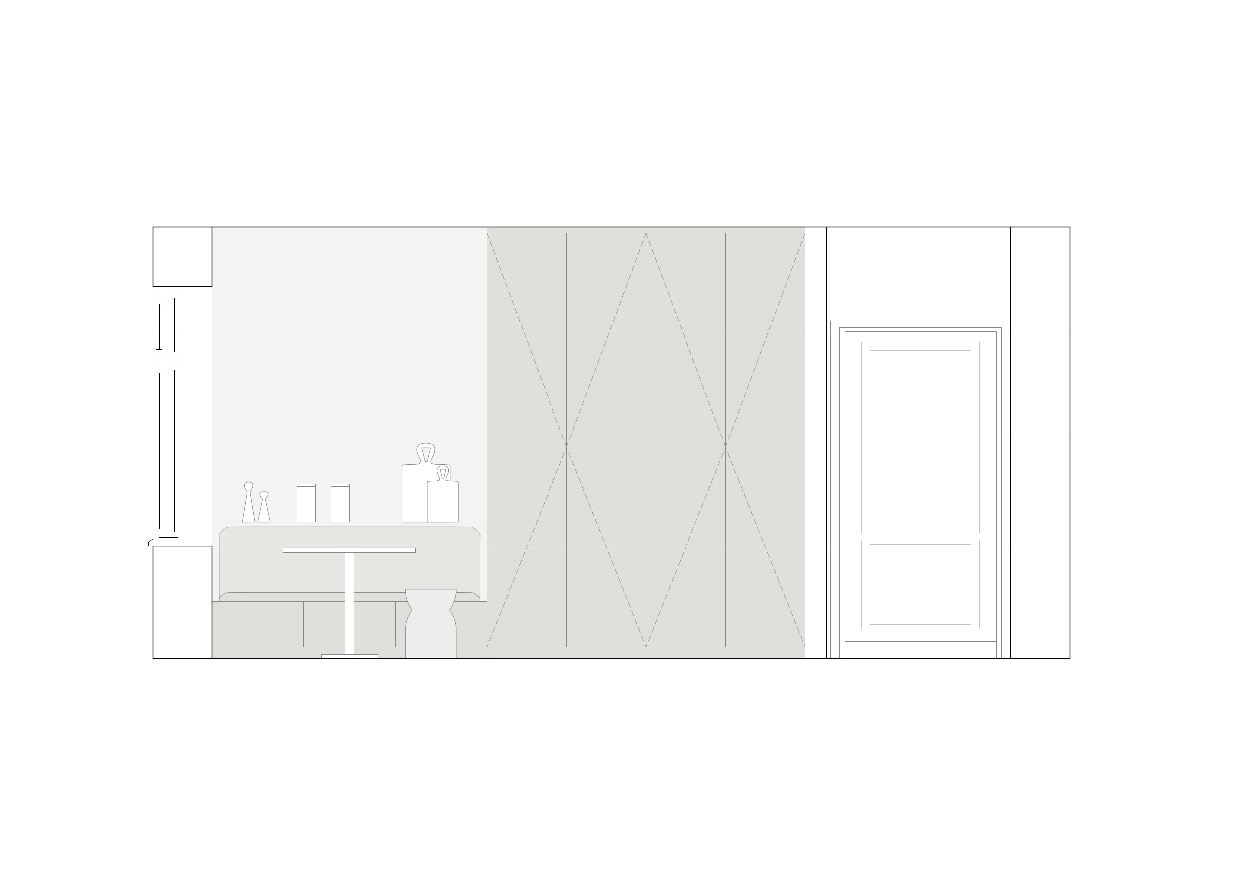 Anjora Design Umbau Sanierung Altbau Berlin Friedrichshain Kreuzberg Ansicht Küche 