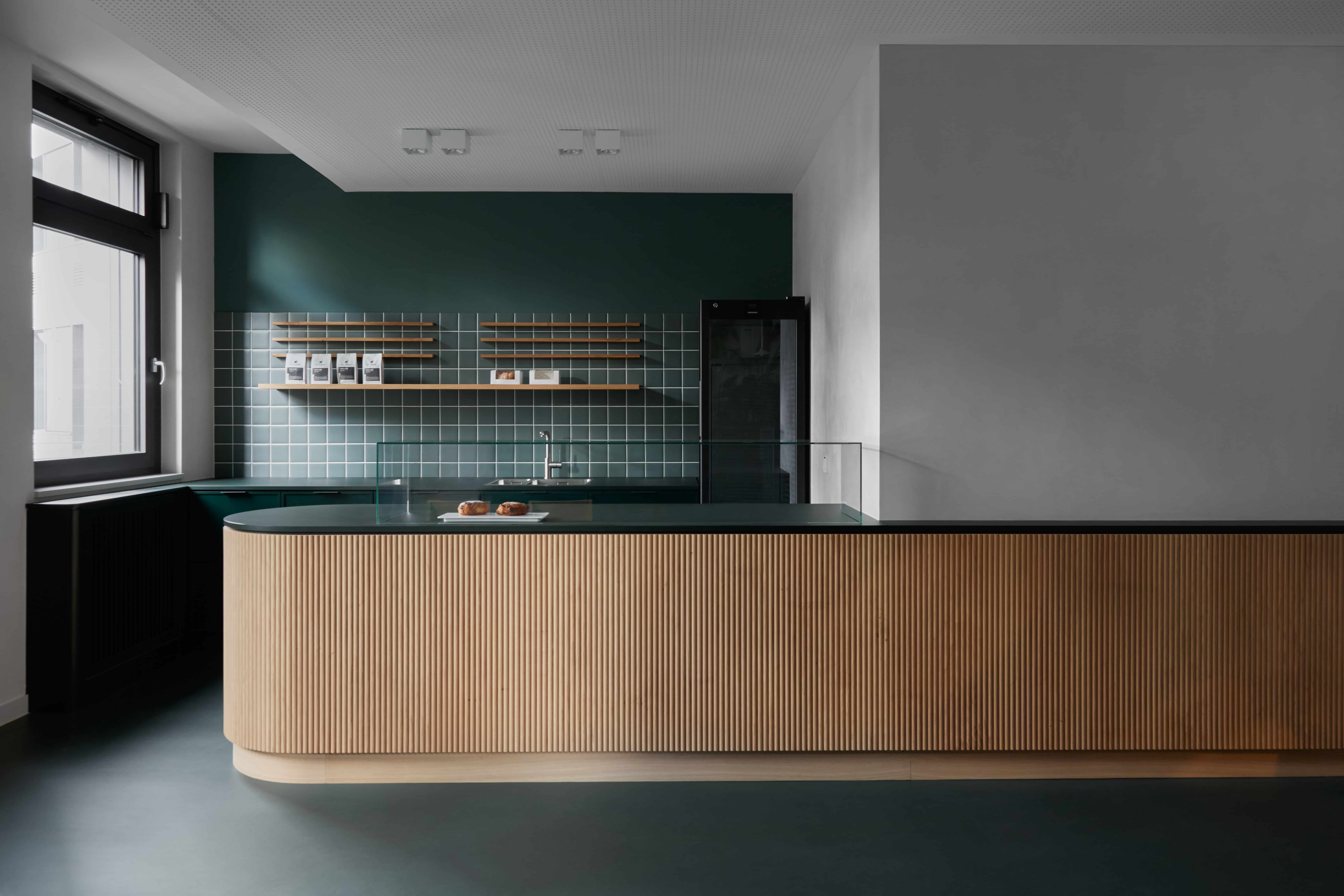 Anjora Design Pears Jüdischer Campus Berlin Detail Interior Design Cafe Innenraum Tresen