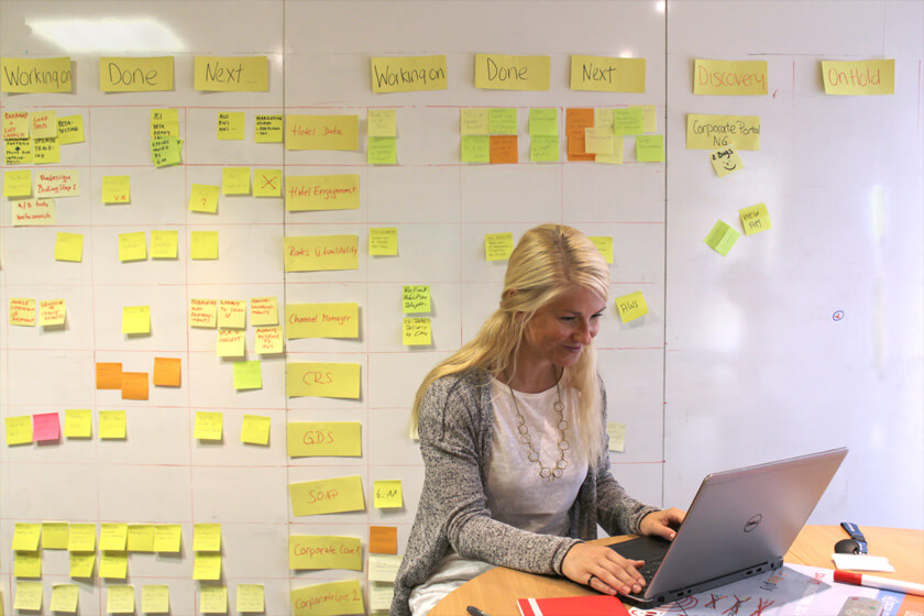 Product Manager bei der Verteilung von Aufgaben