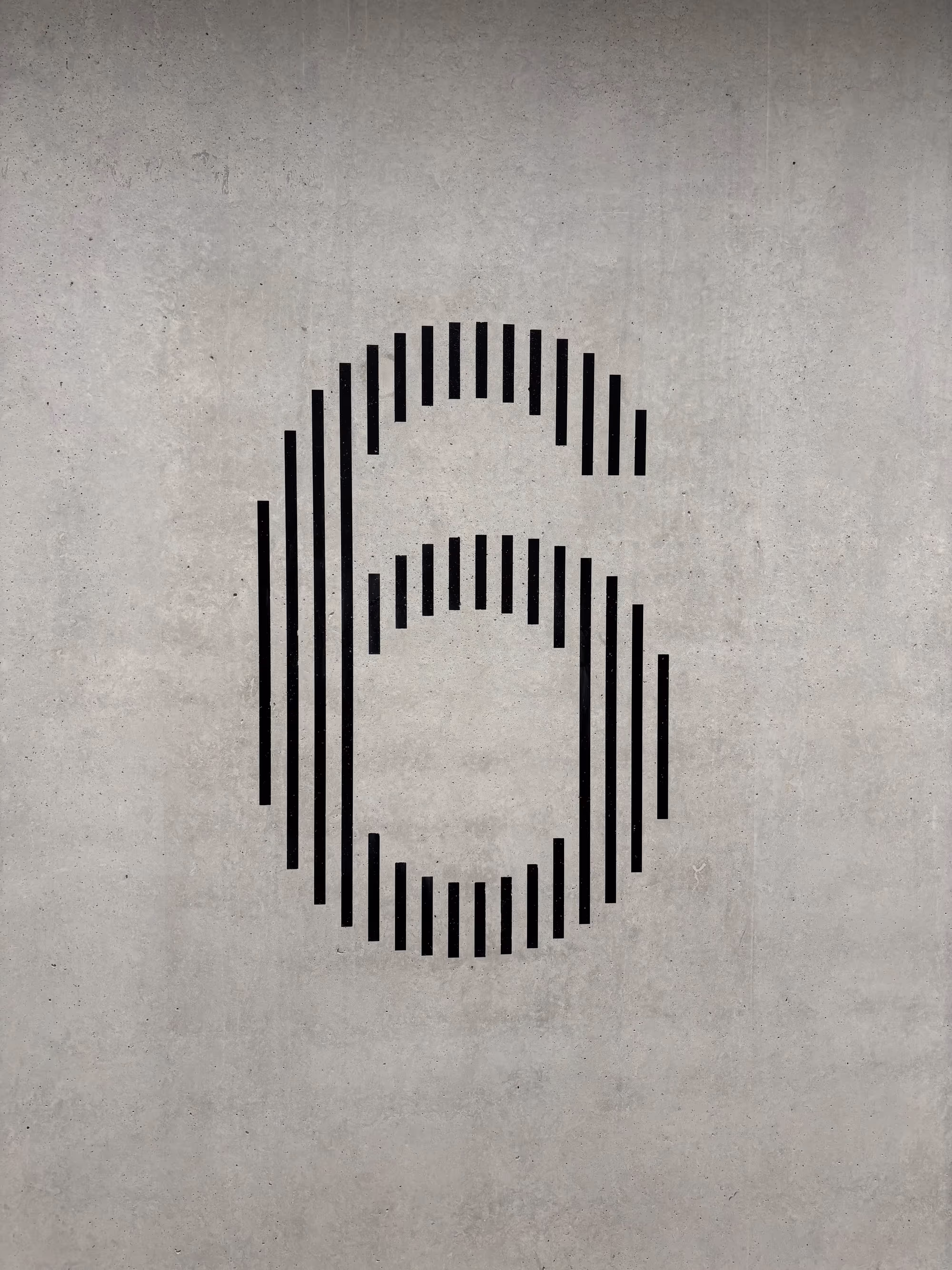 Photo de la numérotation du 6e étage de Cour de Gare