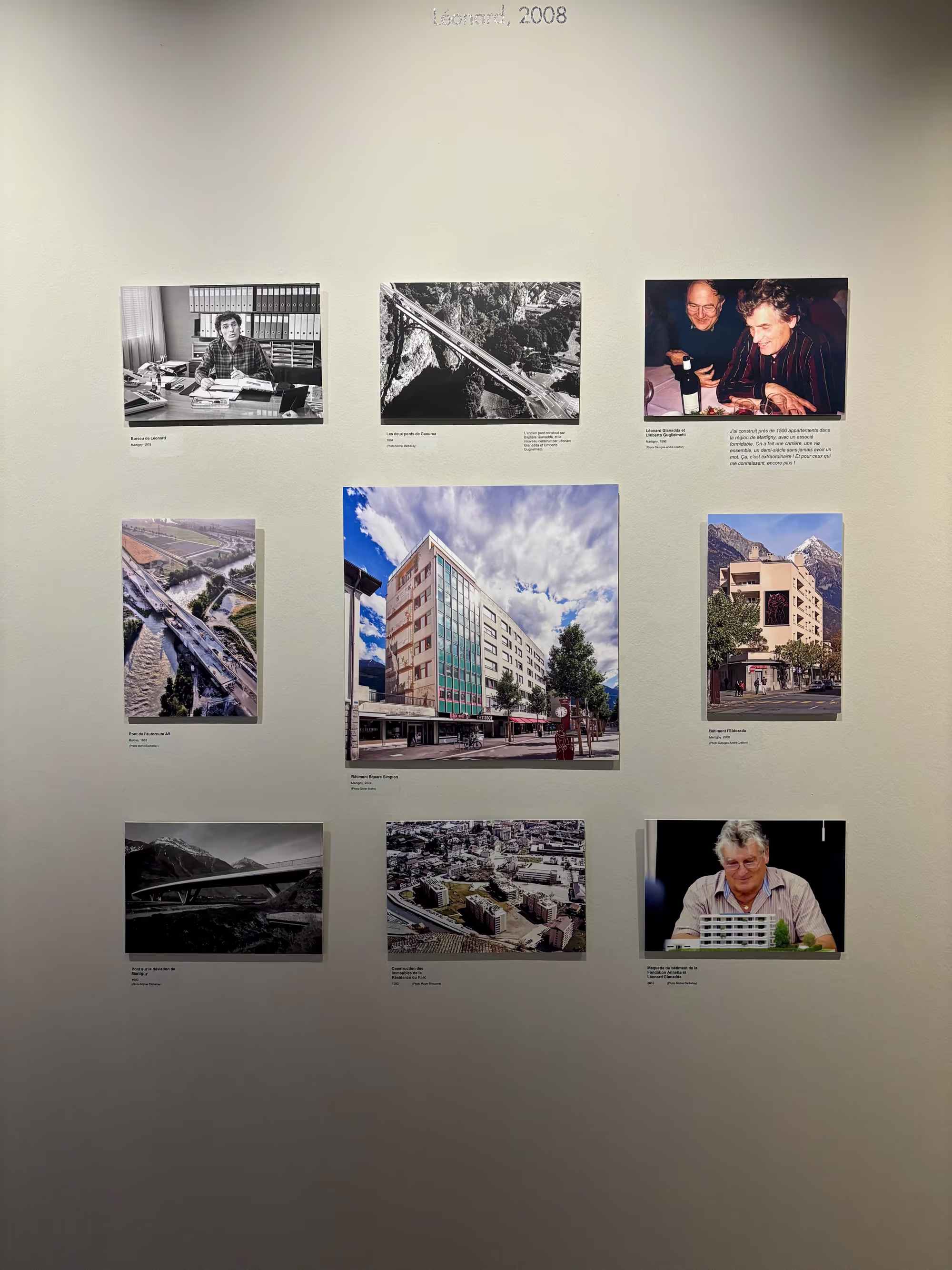 Collage de plusieurs tirages photographique