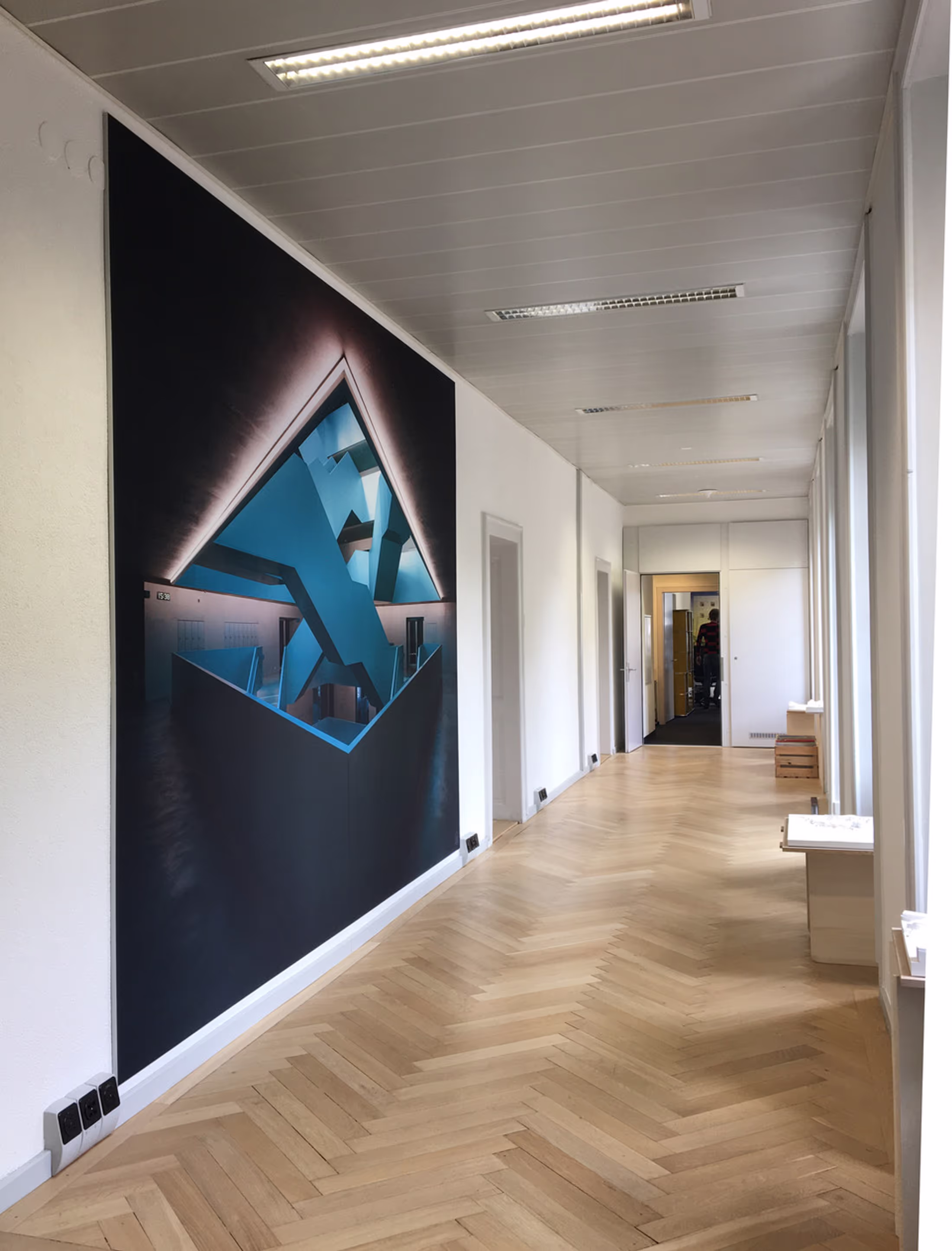 Impression numérique d'une toile tendue