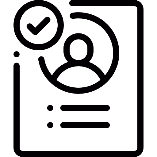 Icon showing a crossed-out job ad representing Lynk Global’s no-hiring-needed support model