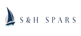 S&H Spars logo – Yacht rigging and fabrication client supported by Lynk Global