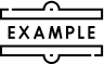 EXAMPLE A structured content block with a foundational container for text.