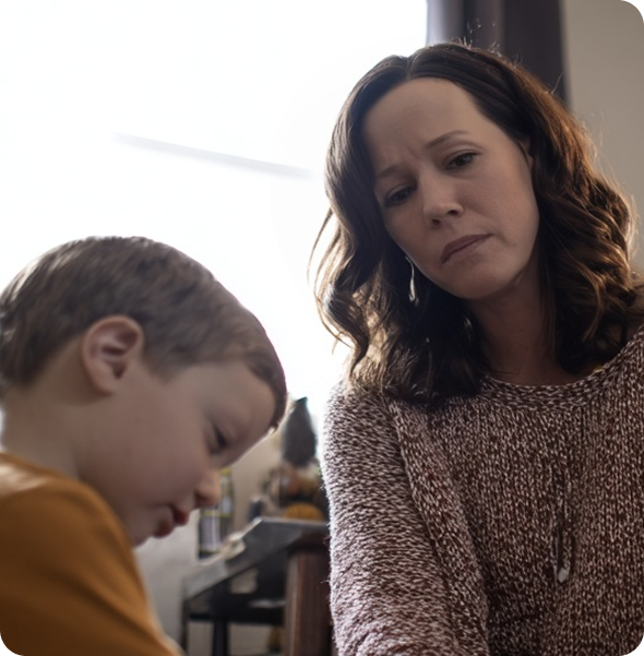 Mother with diabetes kid