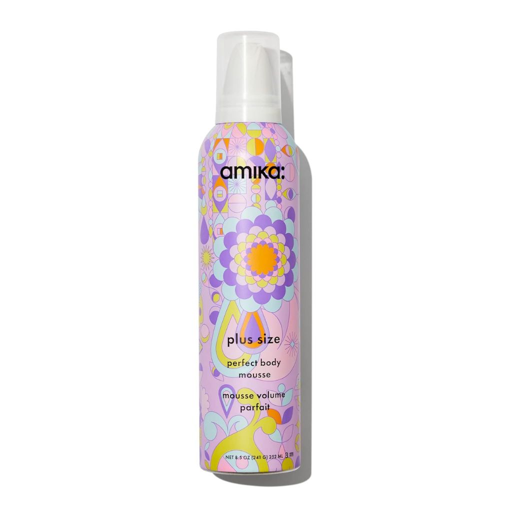 Amika Plus Size Perfect Body Mousse – Volumizing Mousse for All Hair Types