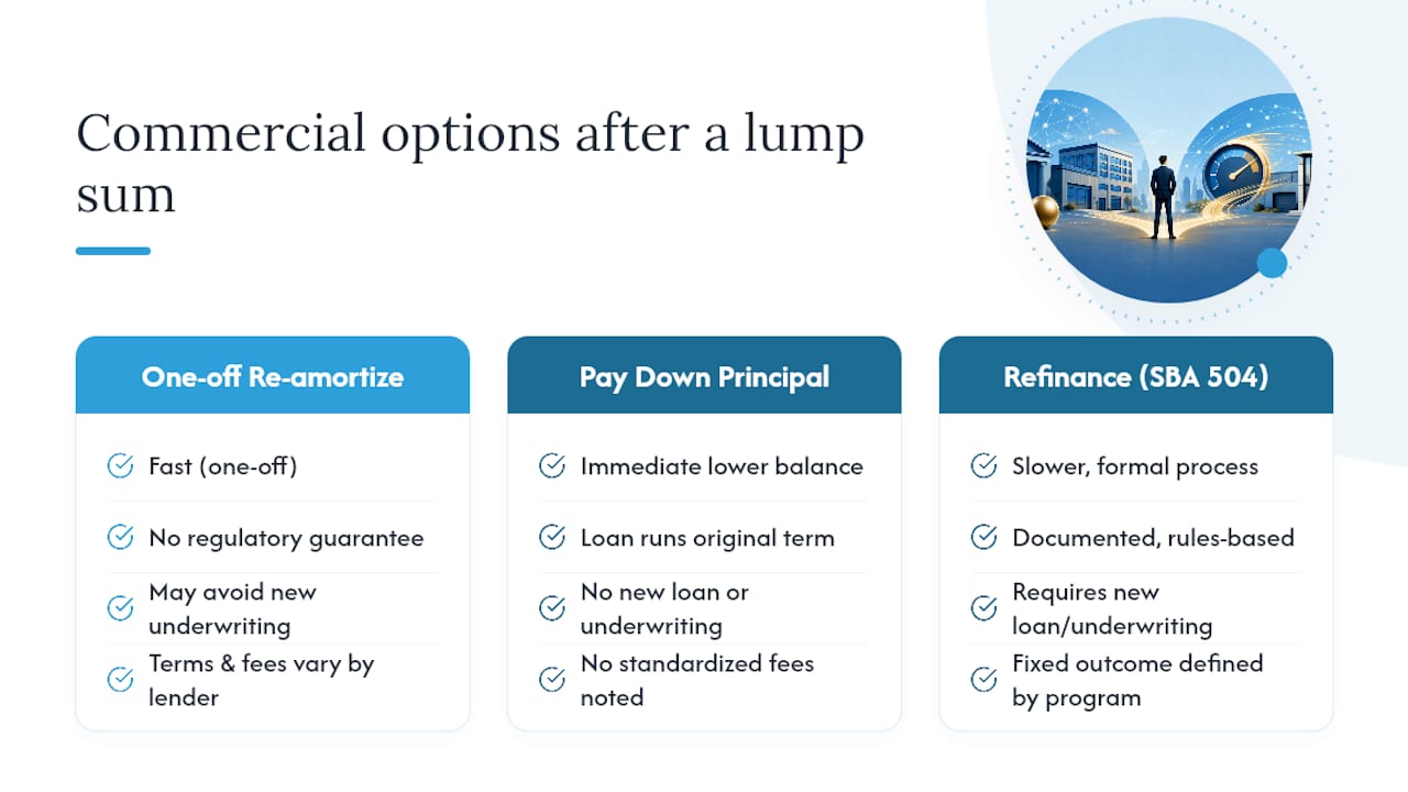 Is Recasting a Commercial Loan Even Possible? — overview diagram