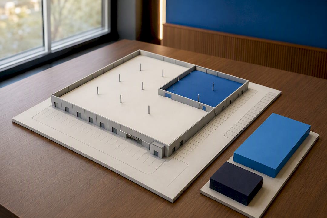 Warehouse occupancy and project cost illustration