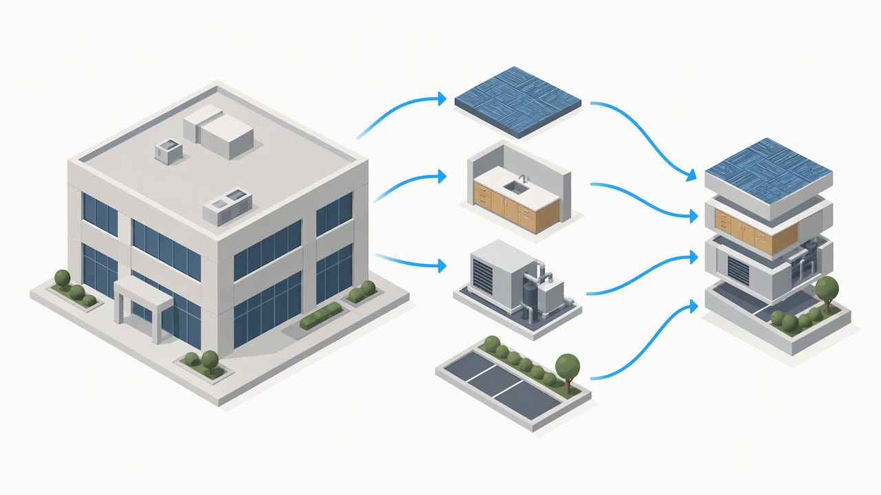 Building basis reallocated into shorter-life assets