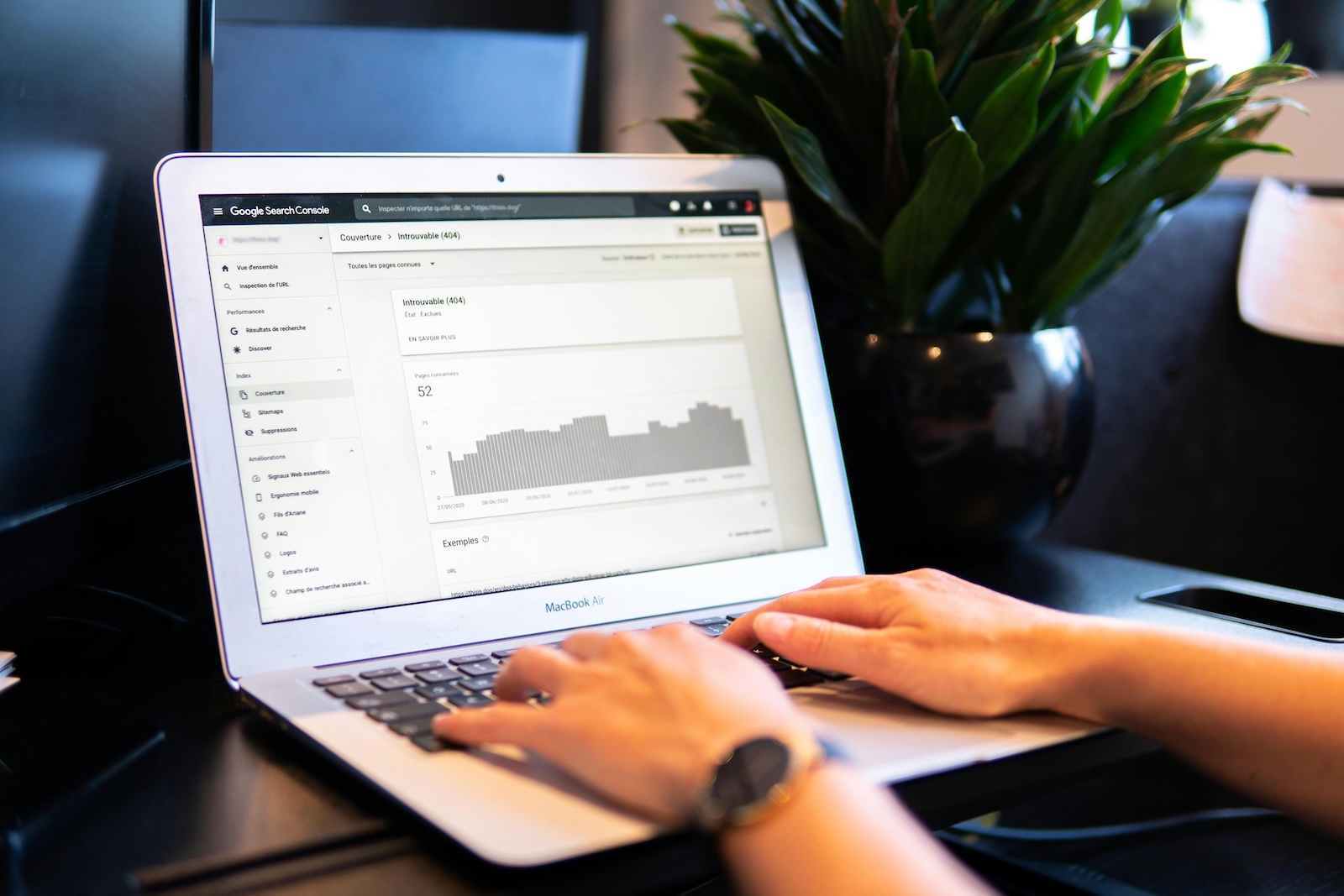 Stock image of website performance - service of Hello Minneaux.