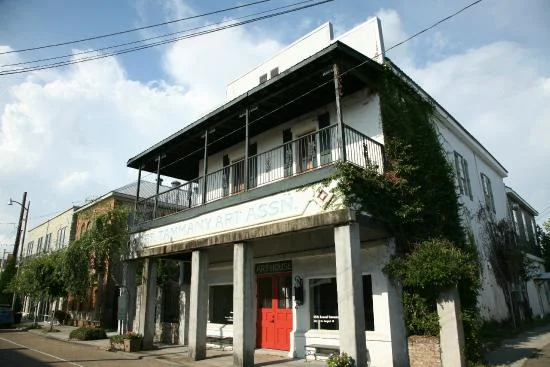 Outside view of the St. Tammany Art Association Gallery located in Covington, LA