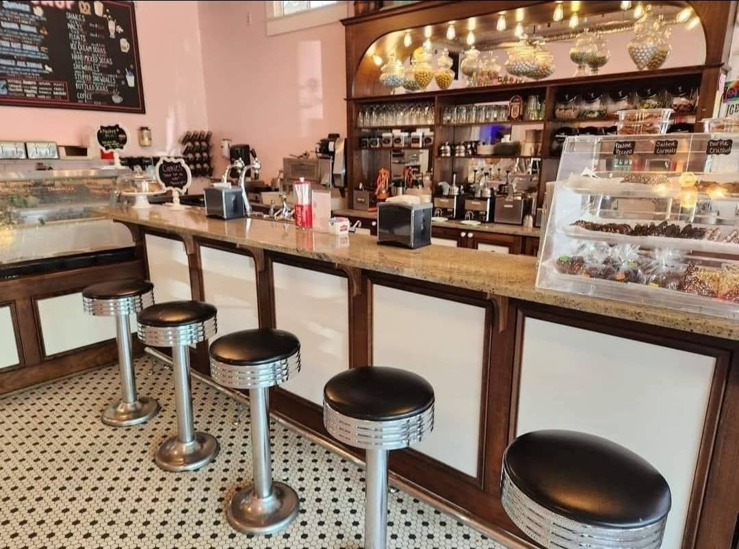 Inside the nostalgic Old Town Soda Shop in Slidell, LA