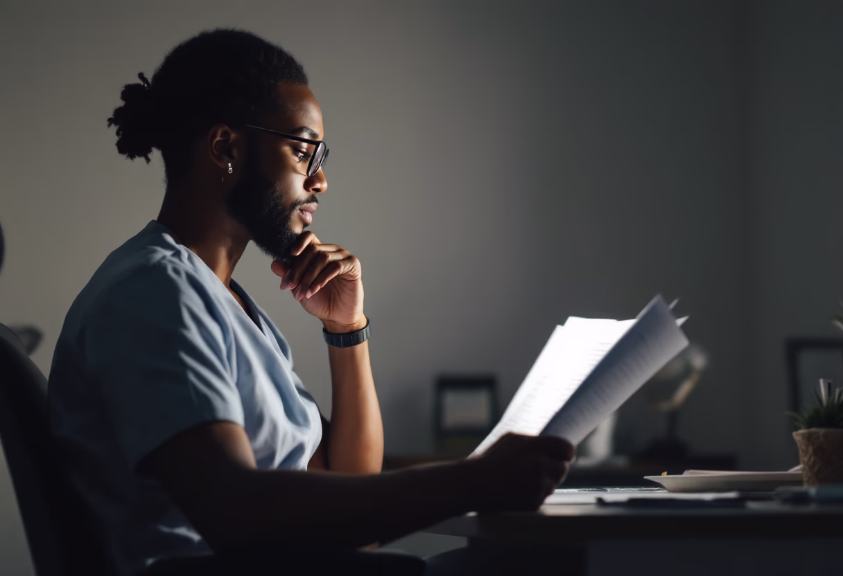 image of dental professional working
