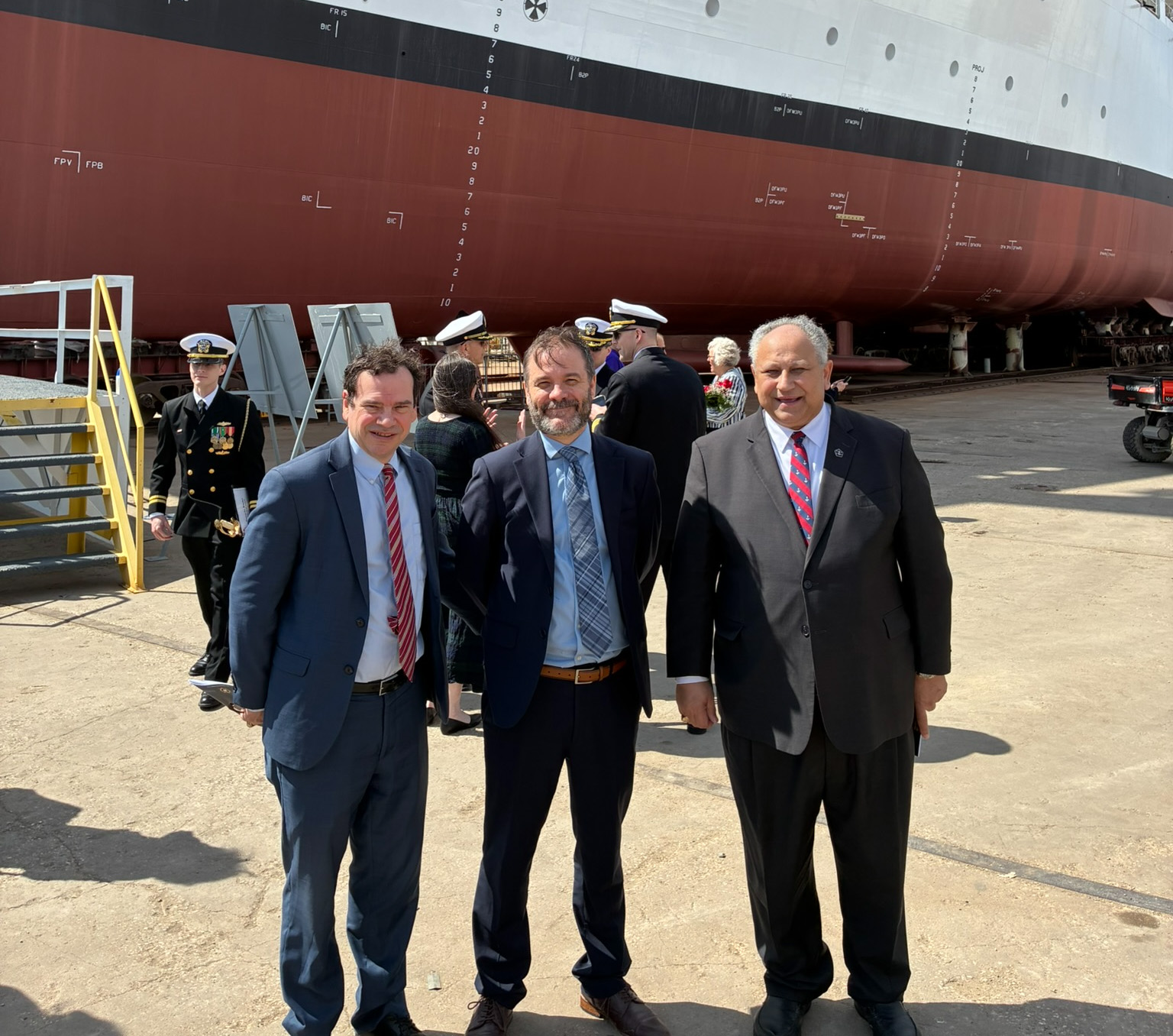 NACOS USA and Del Toro Global Associates leadership announcing strategic partnership for U.S. government maritime programs