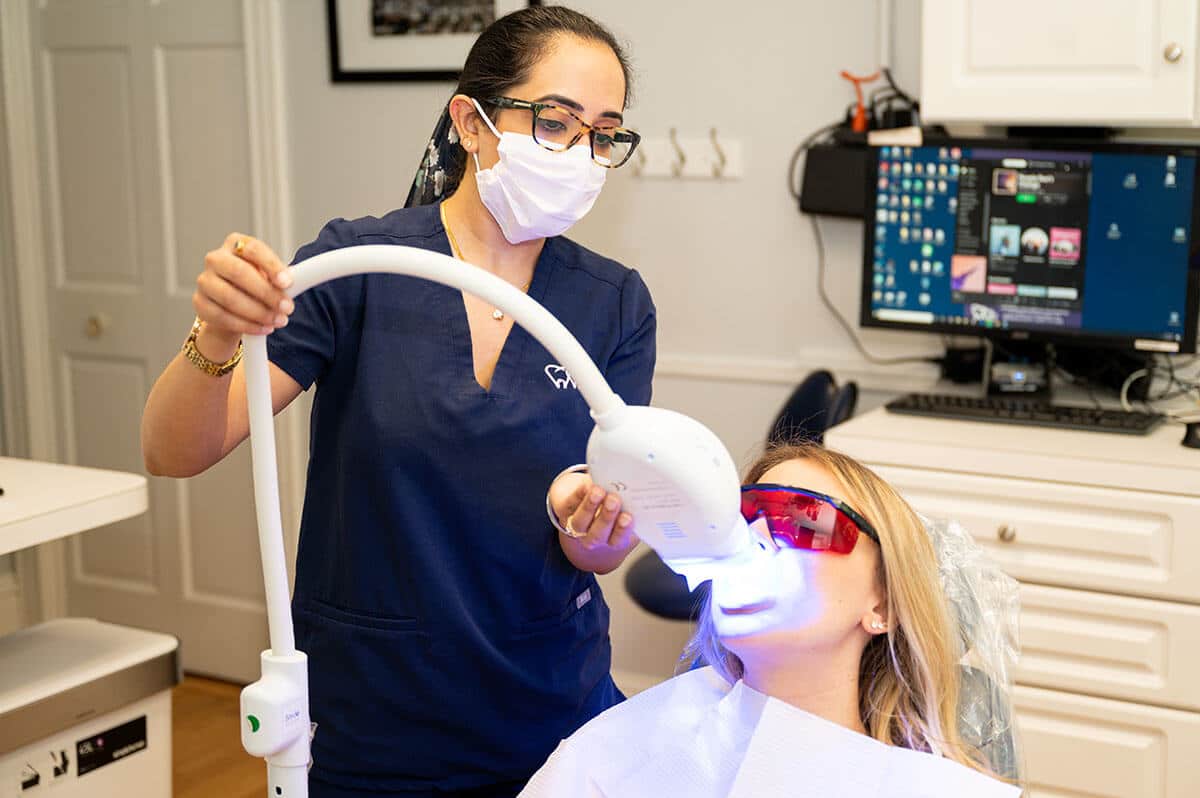 Dentals whitening