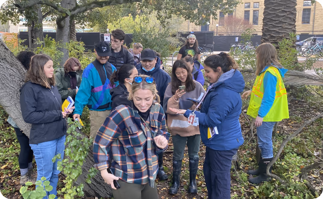 Group of students outside