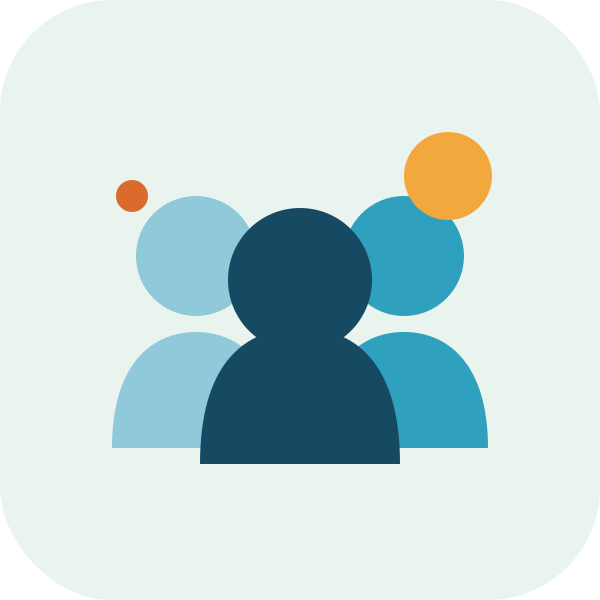 Veterinary and healthcare support roles icon representing ancillary roles